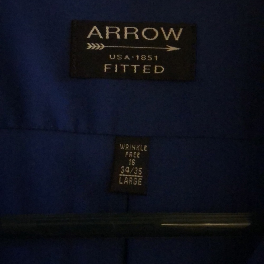 Mens Blue Button Down - image 2